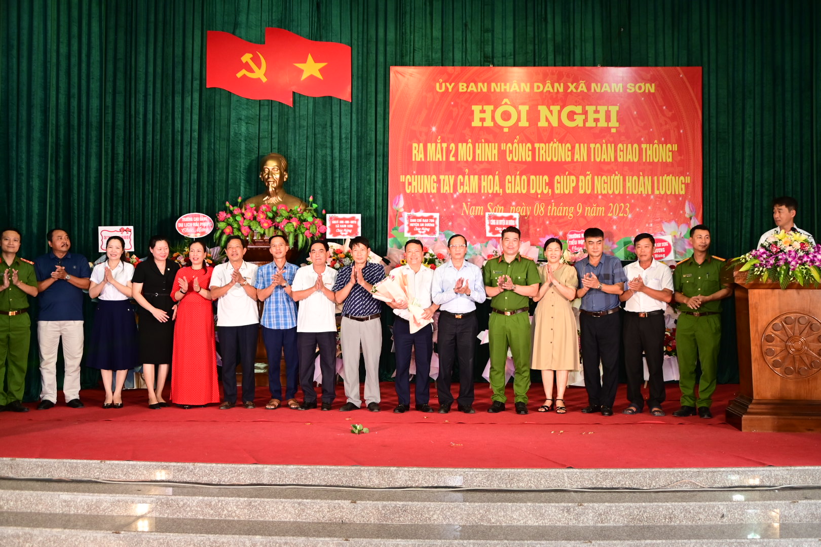 Công an xã Nam Sơn, huyện An Dương, Hải Phòng: Xây dựng lực lượng Công an xã trong sạch, vững mạnh, chính quy, tinh nhuệ, hiện đại, vì nước quên thân, vì dân phục vụ